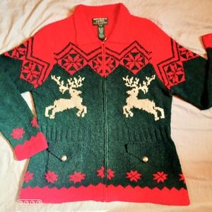 Ralph Lauren Holiday Sweater 14 Petite